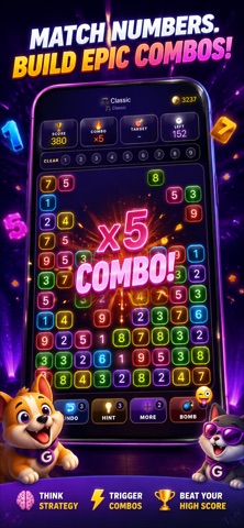 Goofer Numbers: screenshot from the official iPhone App Store listing